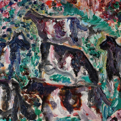Pastore Nils Dardel ndr23 quadro stampato su tela
