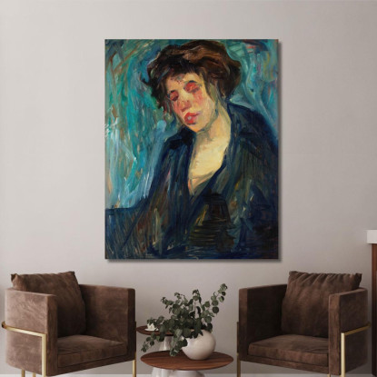 Donna Nils Dardel ndr26 quadro stampato su tela