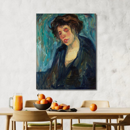 Donna Nils Dardel ndr26 quadro stampato su tela