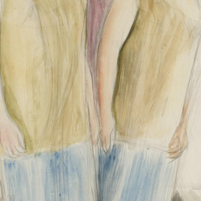 Lucienne Allo Specchio Nils Dardel ndr30 quadro stampato su tela