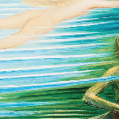 Näcken Nils Dardel ndr33 quadro stampato su tela