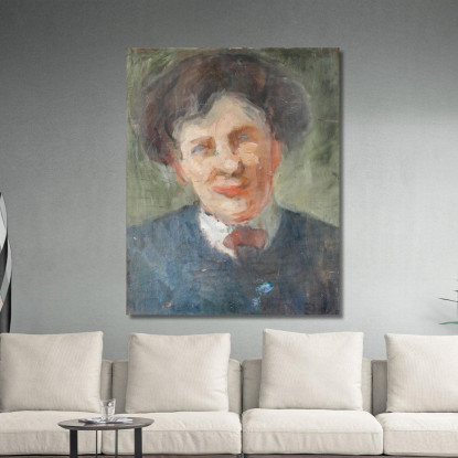 Olio Su Tela Nils Dardel ndr35 quadro stampato su tela