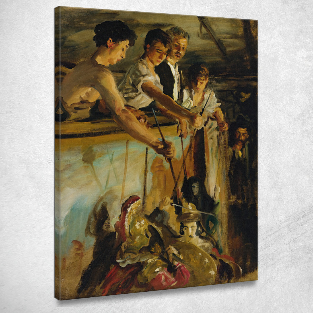 Marionette John Singer Sargent jss159 quadro stampato su tela