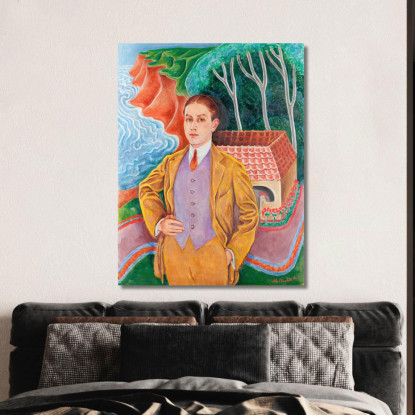 Rolf De Maré 1888-1964 Nils Dardel ndr38 quadro stampato su tela