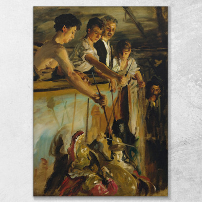 Marionette John Singer Sargent jss159 quadro stampato su tela