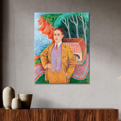 Rolf De Maré 1888-1964 Nils Dardel ndr38 quadro stampato su tela