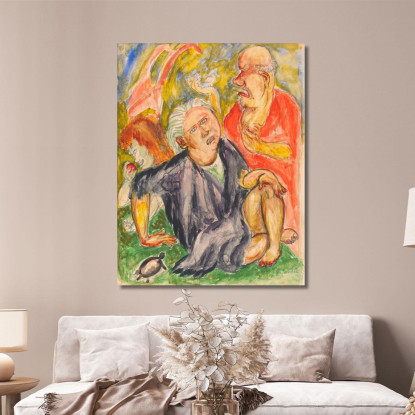 Conversazione Nils Dardel ndr39 quadro stampato su tela