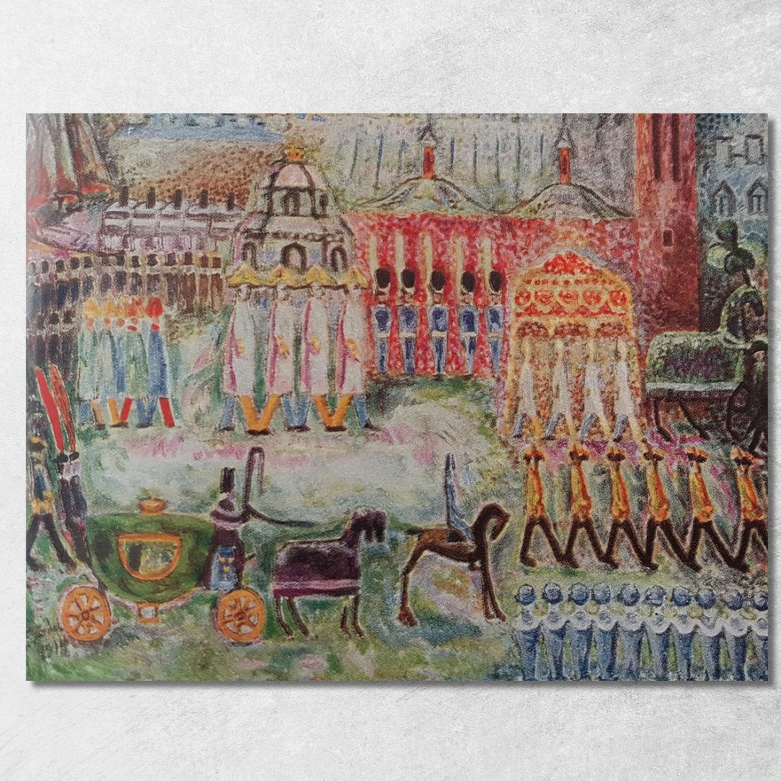Paesaggio Urbano Nils Dardel ndr42 quadro stampato su tela