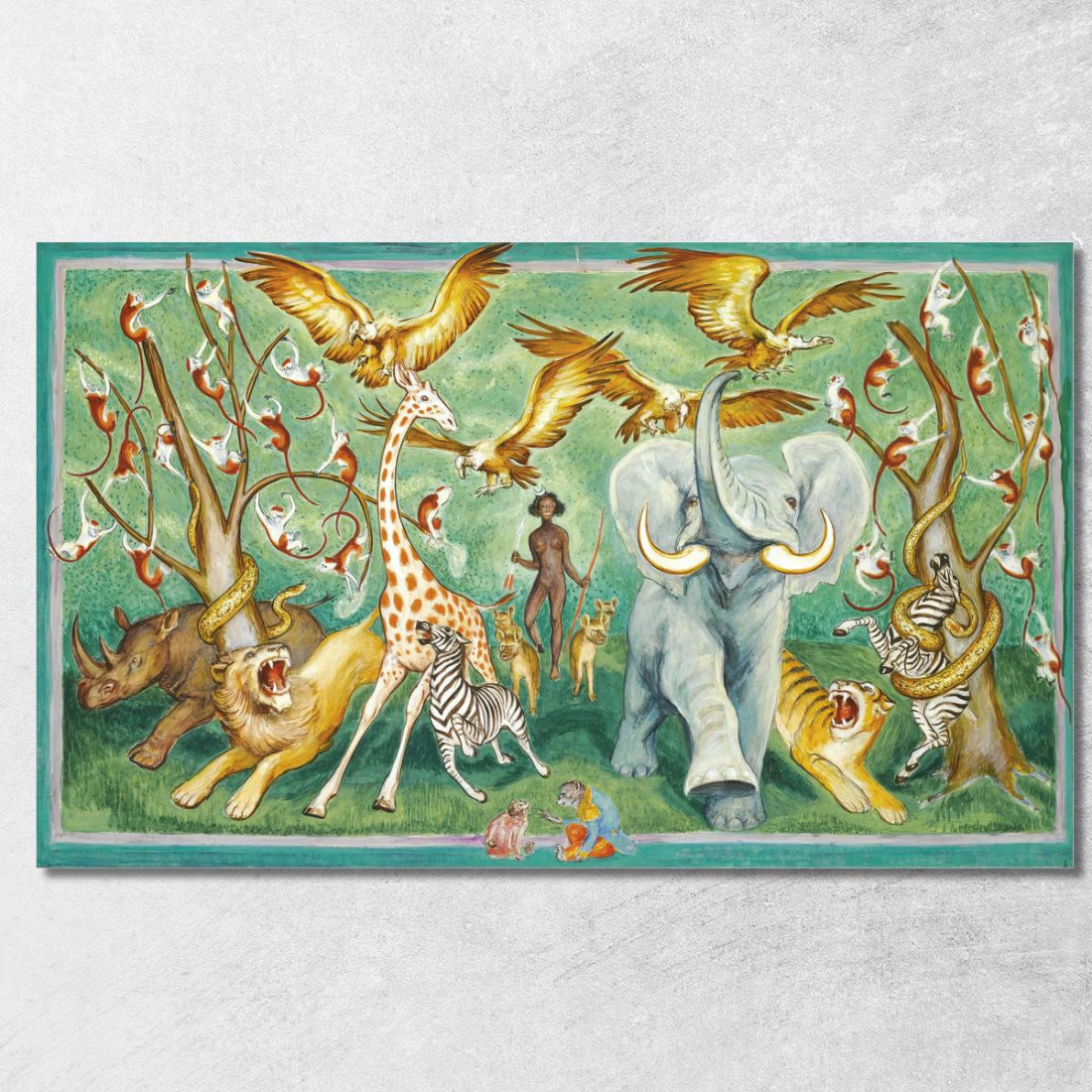 Diana Nera Nils Dardel ndr43 quadro stampato su tela