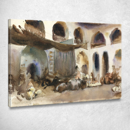 Luogo Di Mercato John Singer Sargent jss160 quadro stampato su tela