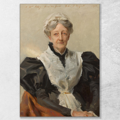 Mary Eliza Mead 2 John Singer Sargent jss162 quadro stampato su tela