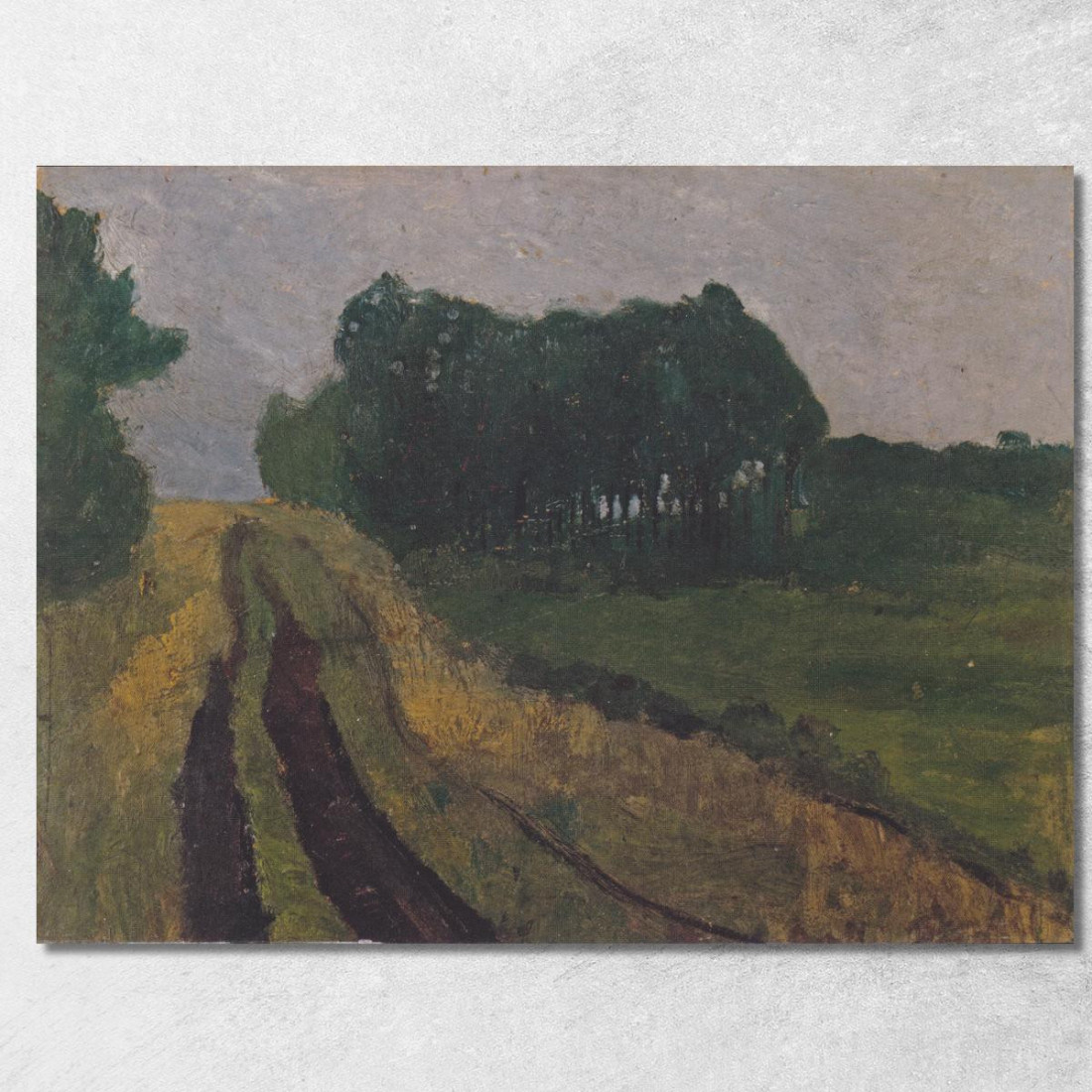 Paesaggio Serale Paula Modersohn-Becker pmb11 quadro stampato su tela