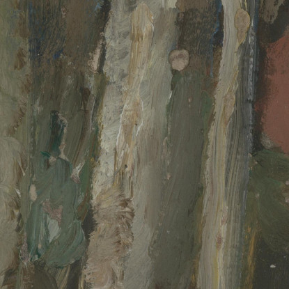 Ragazza In Una Foresta Di Betulle Paula Modersohn-Becker pmb15 quadro stampato su tela