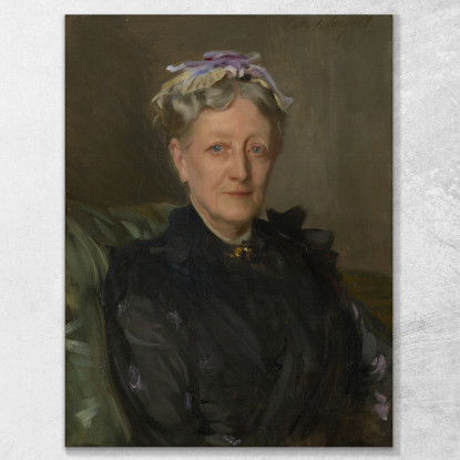 Maria Eliza Mead John Singer Sargent jss163 quadro stampato su tela