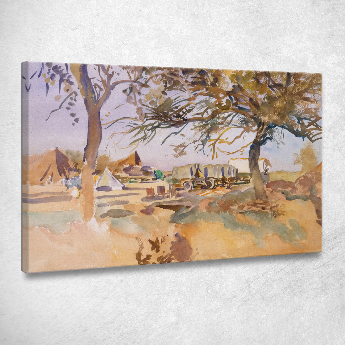 Campo Militare John Singer Sargent jss165 quadro stampato su tela