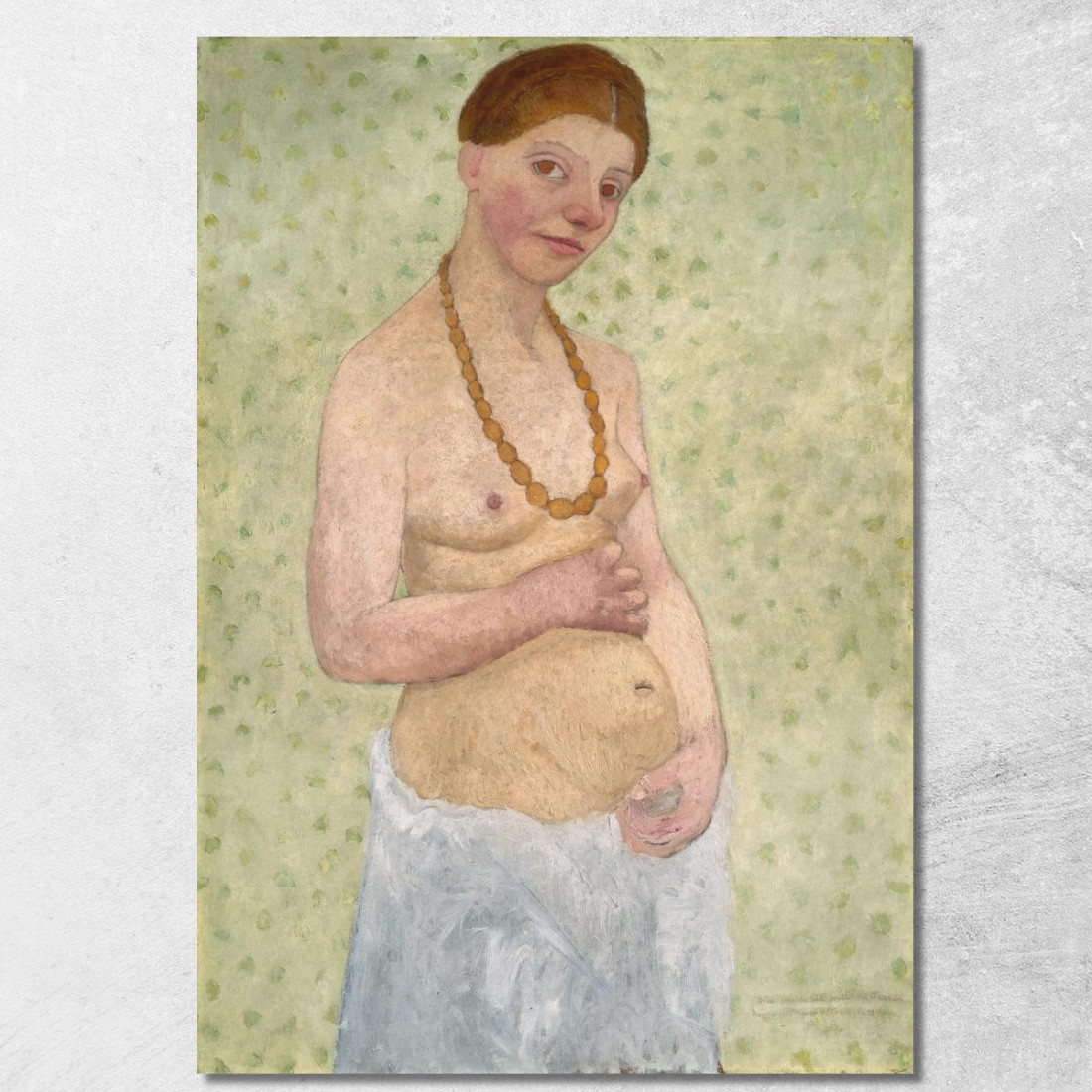 Autoritratto Per Il 6° Anniversario Di Matrimonio Paula Modersohn-Becker pmb40 quadro stampato su tela