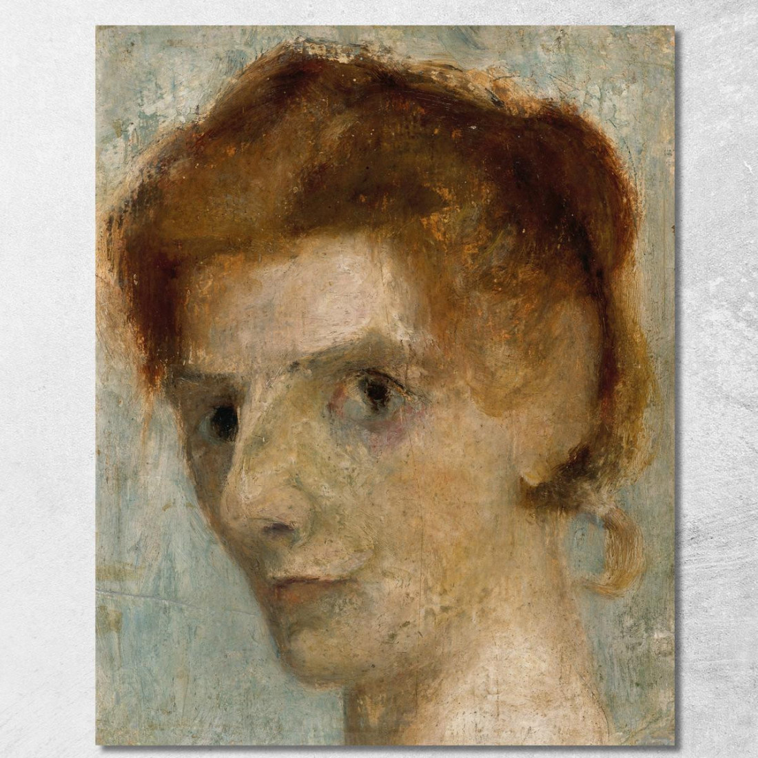 Autoritratto Paula Modersohn-Becker pmb43 quadro stampato su tela