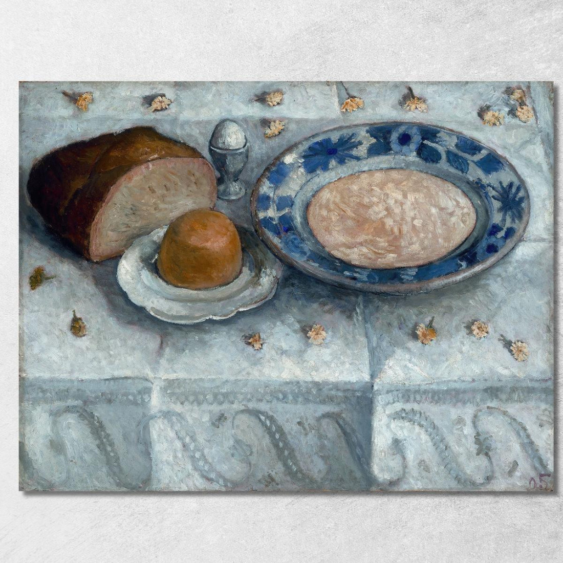 Natura Morta Con Zuppa Di Latte (Tavola Per La Colazione) Paula Modersohn-Becker pmb48 quadro stampato su tela