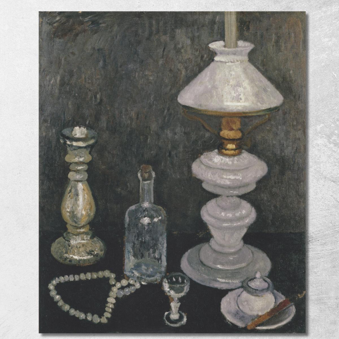 Natura Morta Con Lampada A Gas Paula Modersohn-Becker pmb49 quadro stampato su tela
