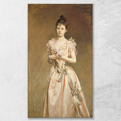 La Signorina Grace Woodhouse 3 John Singer Sargent jss168 quadro stampato su tela