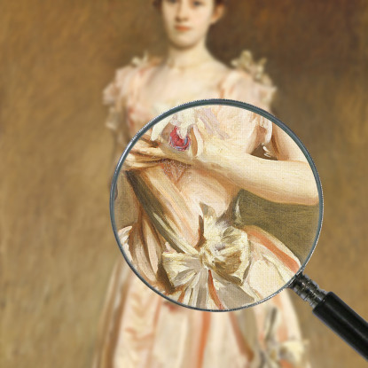 La Signorina Grace Woodhouse 3 John Singer Sargent jss168 quadro stampato su tela
