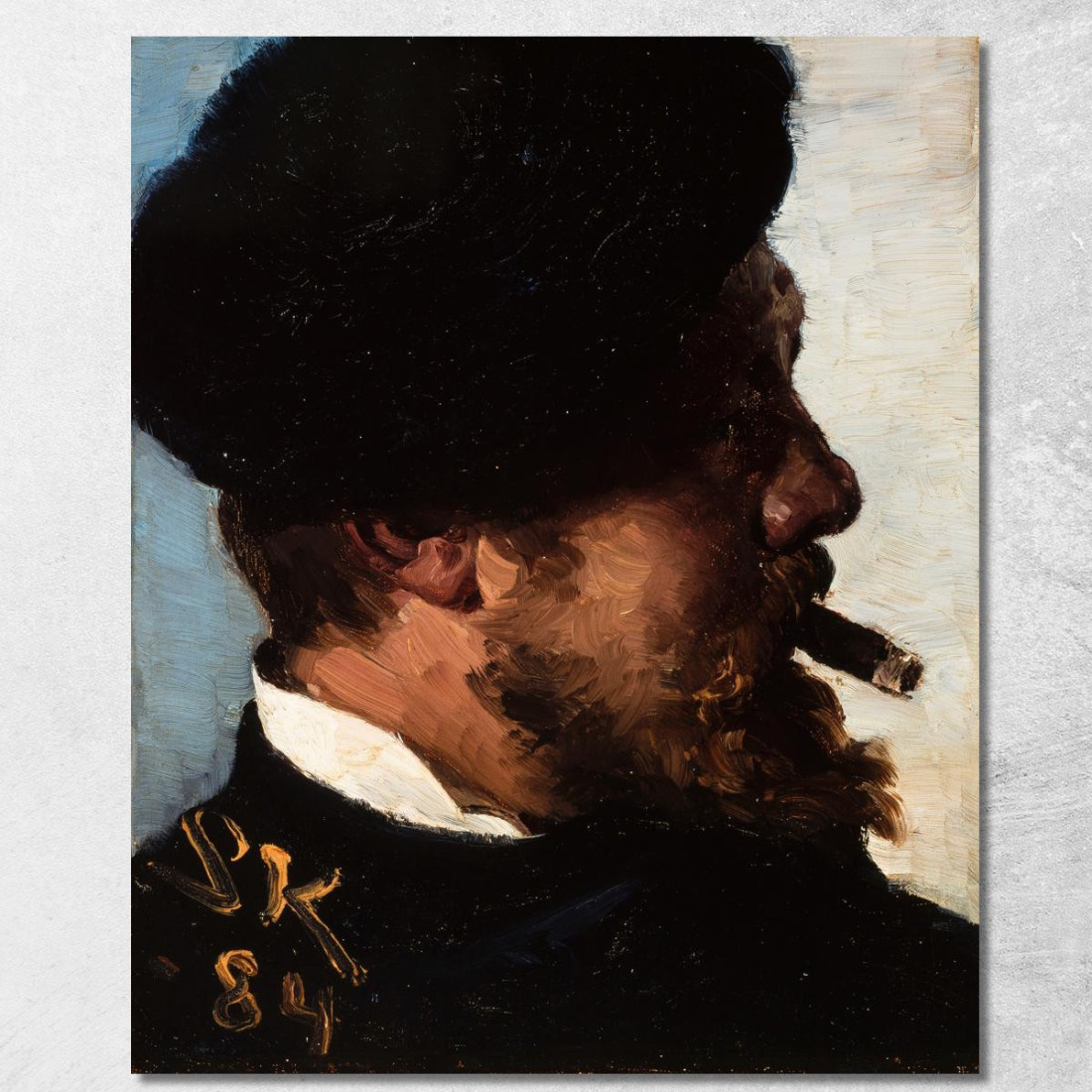 Fritz Stoltenberg Peder Severin Krøyer psk21 quadro stampato su tela