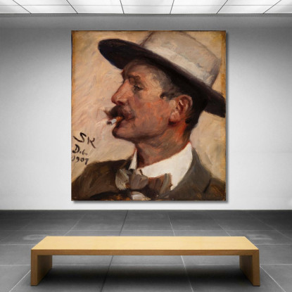 Hans Gyde Petersen Peder Severin Krøyer psk22 quadro stampato su tela