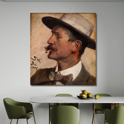 Hans Gyde Petersen Peder Severin Krøyer psk22 quadro stampato su tela