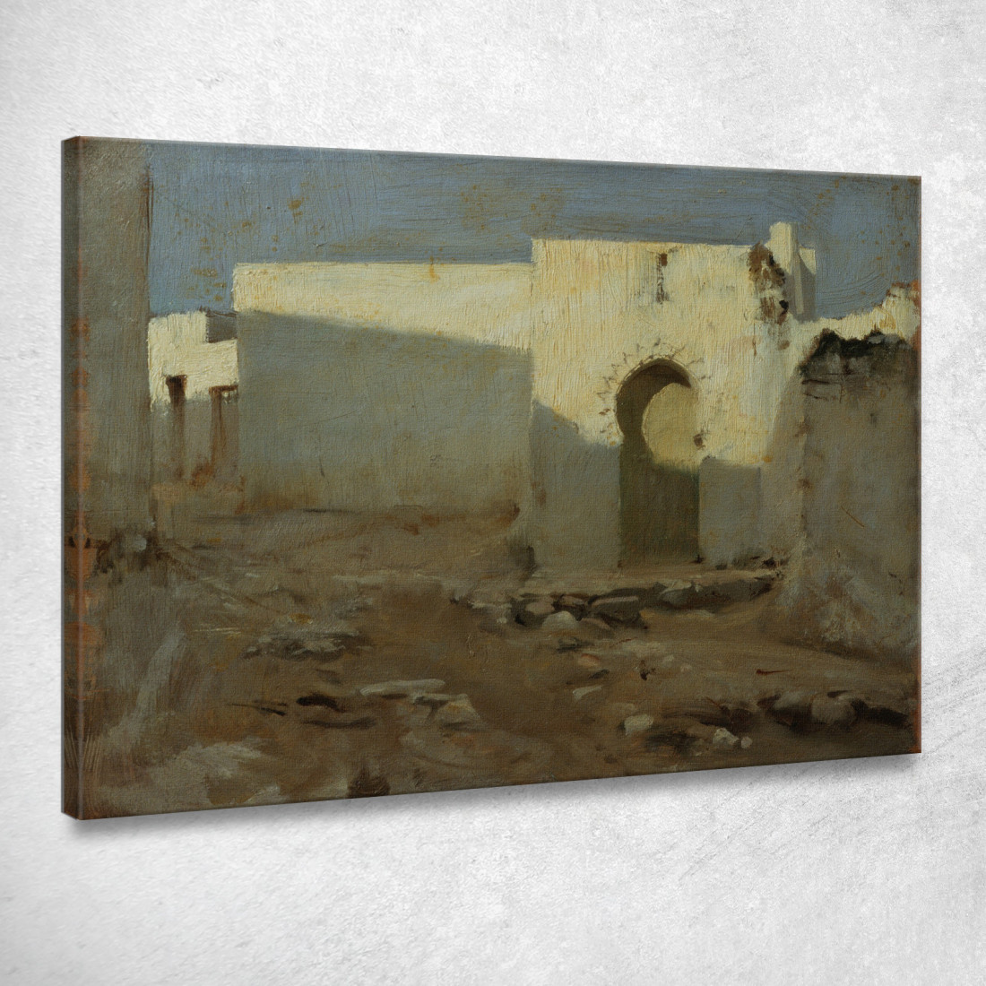 Edifici Moreschi Alla Luce Del Sole John Singer Sargent jss171 quadro stampato su tela