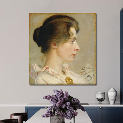 Marie Krøyer Peder Severin Krøyer psk35 quadro stampato su tela