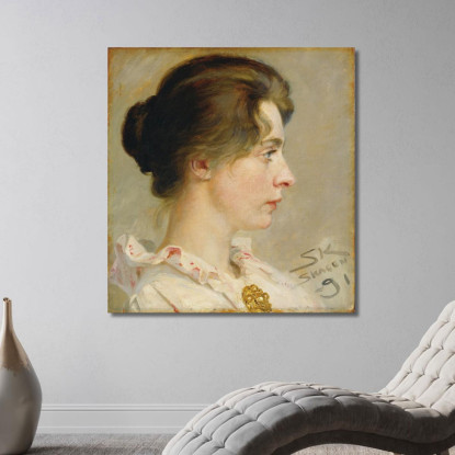 Marie Krøyer Peder Severin Krøyer psk35 quadro stampato su tela