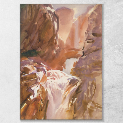 Torrente Di Montagna John Singer Sargent jss176 quadro stampato su tela