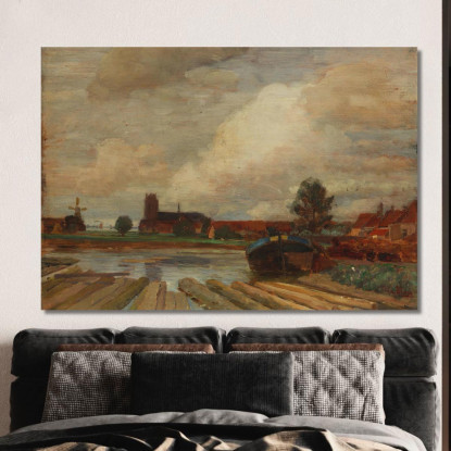 Dordrecht Tina Blau tbl24 quadro stampato su tela