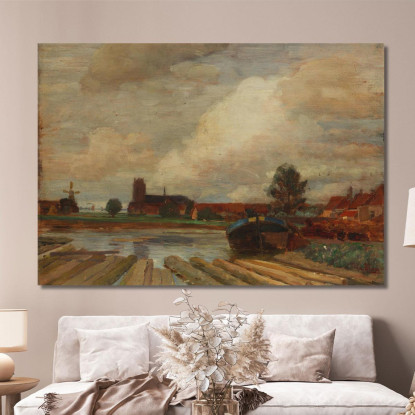 Dordrecht Tina Blau tbl24 quadro stampato su tela
