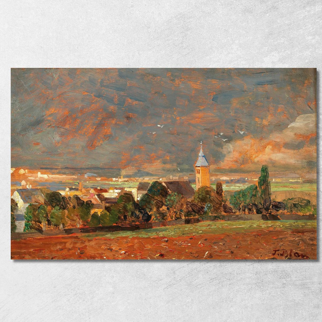 Studio Di Heiligenstadt Tina Blau tbl28 quadro stampato su tela