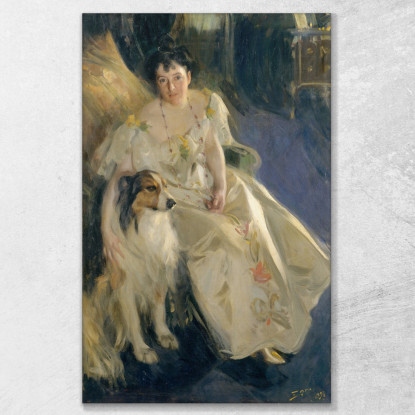 La Signora Walter Rathbone Bacon John Singer Sargent jss183 quadro stampato su tela