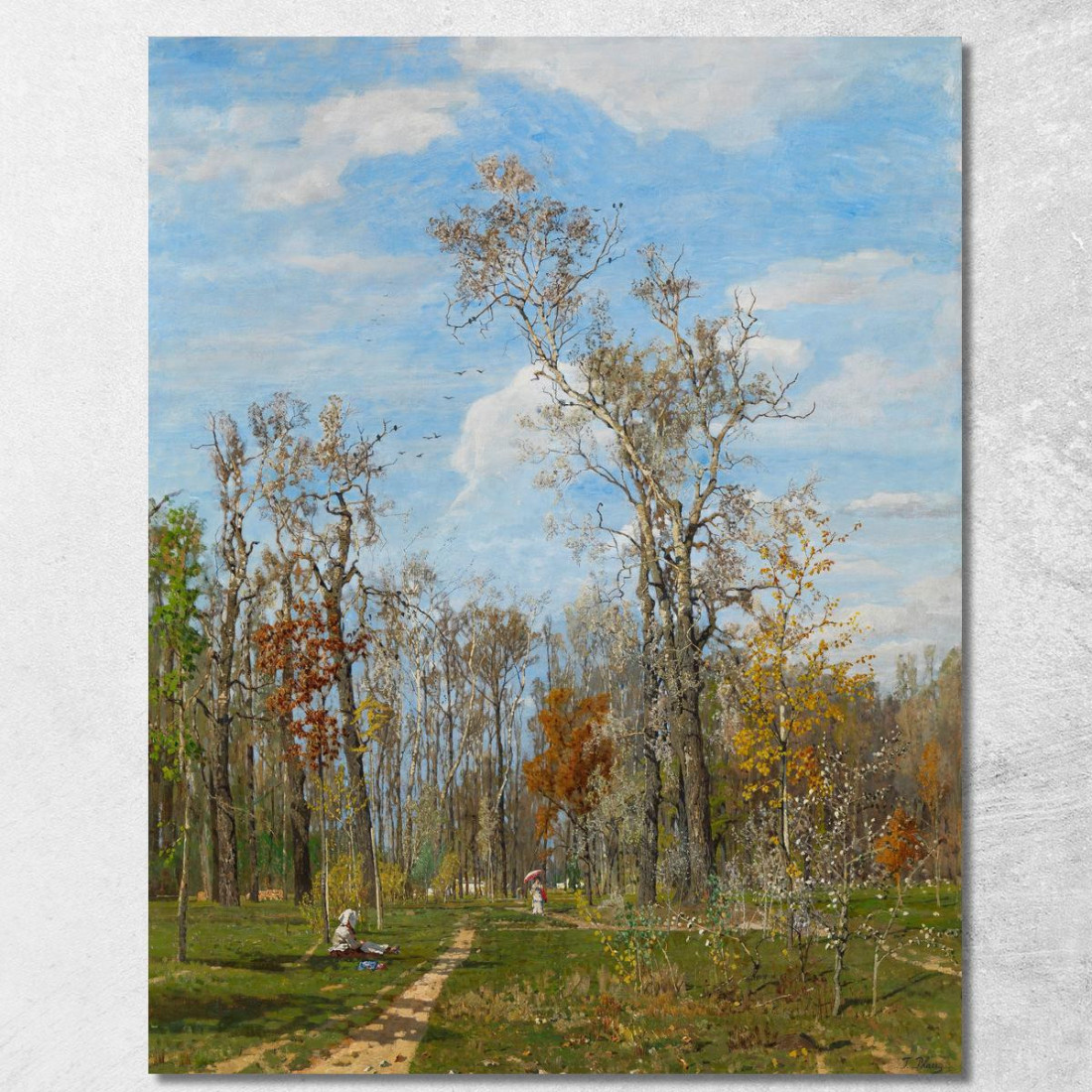 Nella Krieau – Scorcio Del Prater In Primavera Tina Blau tbl31 quadro stampato su tela