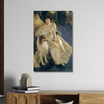 La Signora Walter Rathbone Bacon John Singer Sargent jss183 quadro stampato su tela