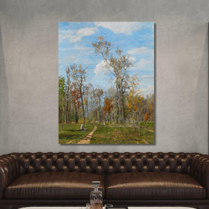 Nella Krieau – Scorcio Del Prater In Primavera Tina Blau tbl31 quadro stampato su tela