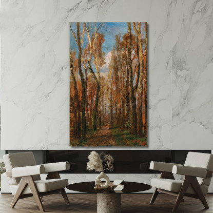 Paesaggio Del Prater 2 Tina Blau tbl46 quadro stampato su tela