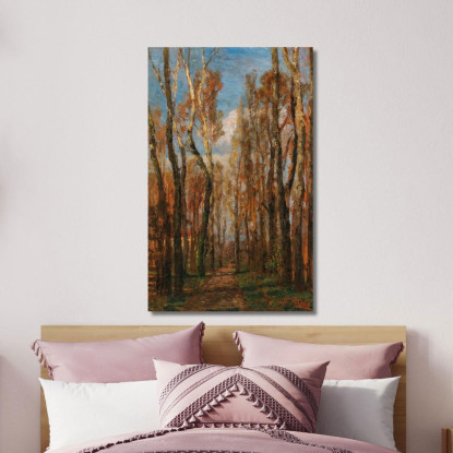 Paesaggio Del Prater 2 Tina Blau tbl46 quadro stampato su tela