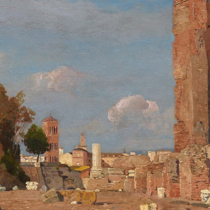 Tardo Pomeriggio Sul Palatino Tina Blau tbl54 quadro stampato su tela