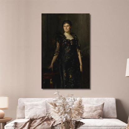 La Signora Charles Anstruther-Thomson John Singer Sargent jss186 quadro stampato su tela