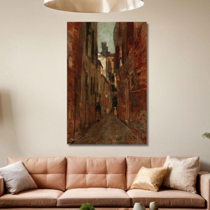 Scena Di Strada A Venezia Tina Blau tbl58 quadro stampato su tela