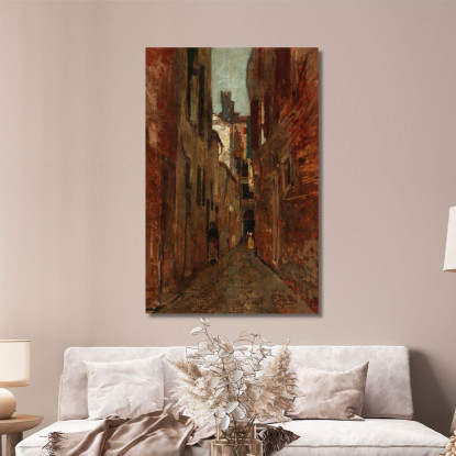 Scena Di Strada A Venezia Tina Blau tbl58 quadro stampato su tela