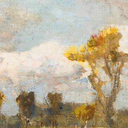 Domenica Nei Giardini Del Prater Tina Blau tbl60 quadro stampato su tela