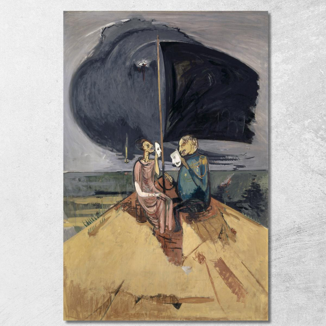 Bandiere Nere Walter Kurt Wiemken wkw1 quadro stampato su tela