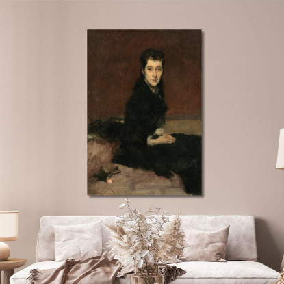 La Signora Charles Gifford Dyer Mary Anthony John Singer Sargent jss188 quadro stampato su tela