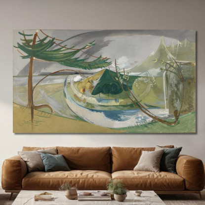 Ciclo Walter Kurt Wiemken wkw4 quadro stampato su tela
