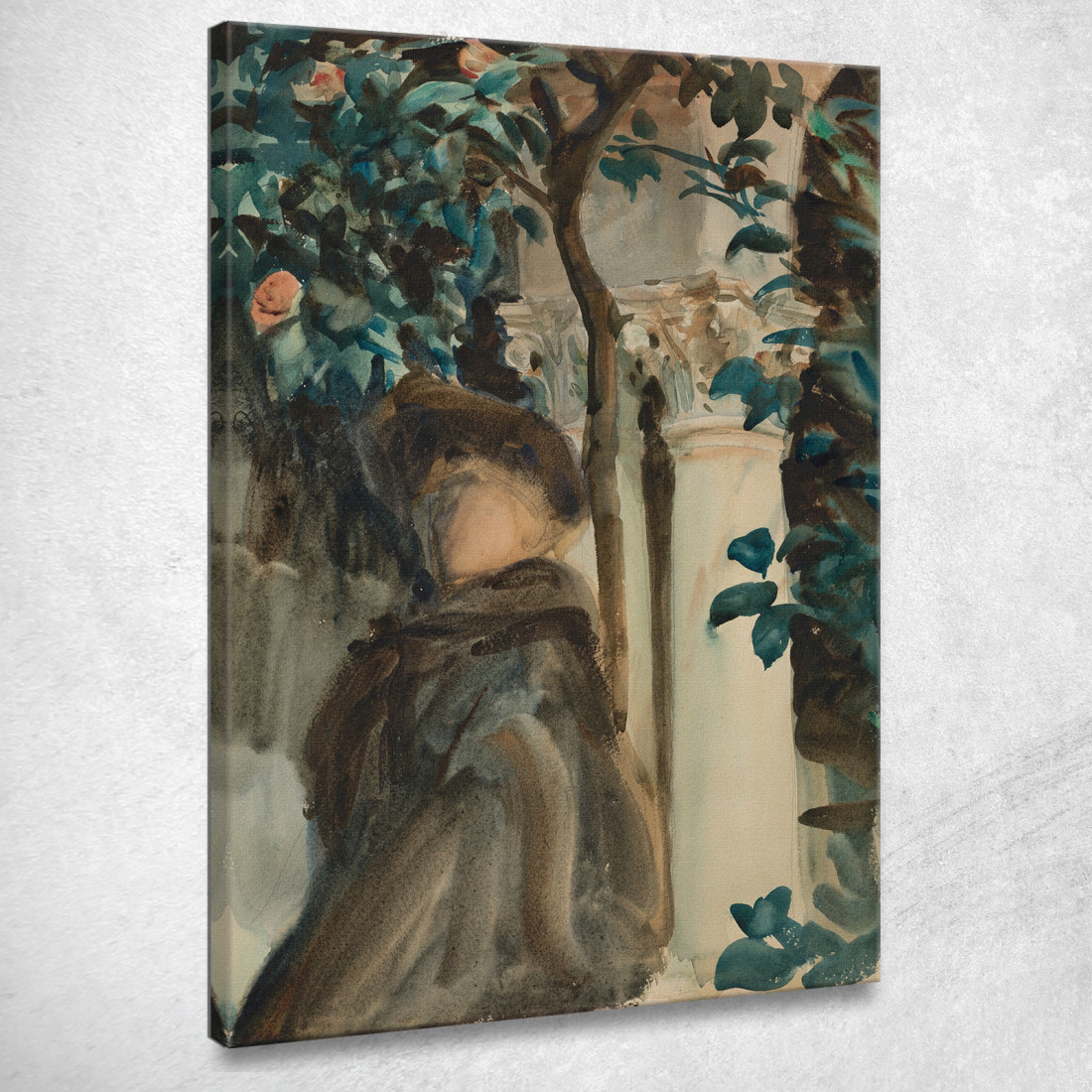 La Signora Gardner A Fenway Court John Singer Sargent jss190 quadro stampato su tela